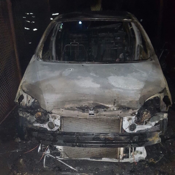 На автостоянке в Ташкенте сгорело сразу семь автомобилей
