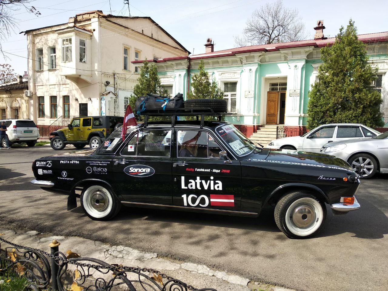 Стартовал автопробег Ташкент-Рига Стартовал автопробег Ташкент-Рига