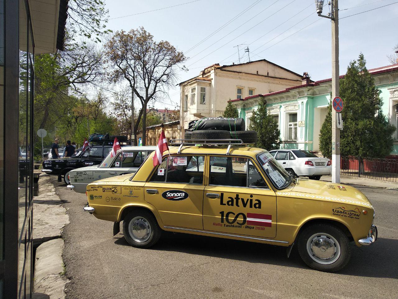 Стартовал автопробег Ташкент-Рига Стартовал автопробег Ташкент-Рига