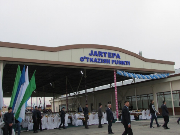 В Самаркандской области в торжественной обстановке открылся пункт пропуска «Джартепа»