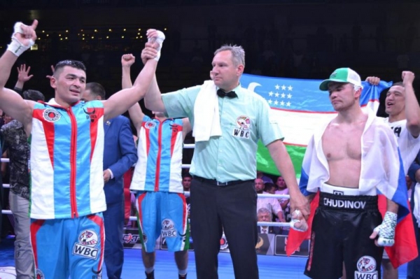 Азизбек Абдугафуров выиграл у Дмитрия Чудинова пояс WBC Silver