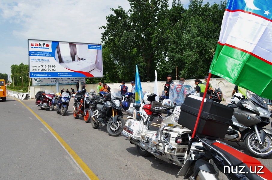 Узбекские мотоциклисты приняли участие в международном мотопробеге «Путь кочевника»