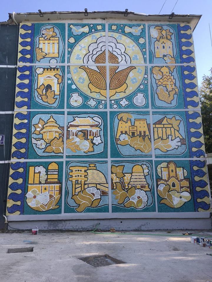 В Ташкенте восстановлено мозаичное панно на торце жилого дома (фото) В Ташкенте восстановлено мозаичное панно на торце жилого дома (фото)