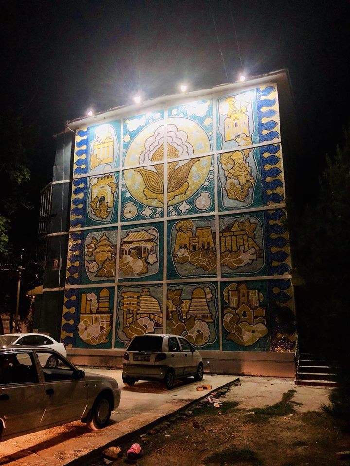 В Ташкенте восстановлено мозаичное панно на торце жилого дома (фото) В Ташкенте восстановлено мозаичное панно на торце жилого дома (фото)