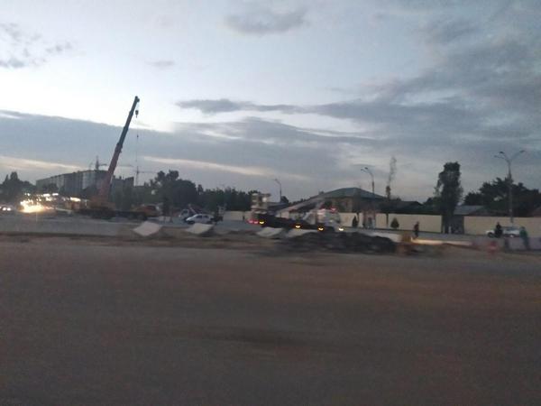 Перекресток на ТАПОиЧ закрыт для движения транспорта Перекресток на ТАПОиЧ закрыт для движения транспорта