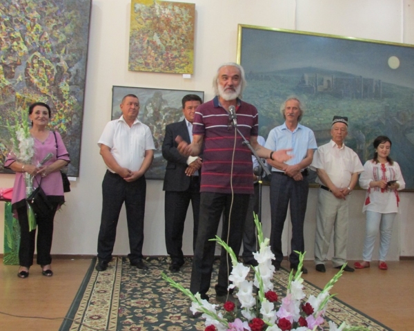 В Самарканде открылась персональная выставка художника, академика Аслиддина Исаева 