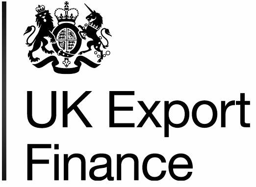 Uk export. Uk Export Finance. UKEF. UKEF logo. Financier logo.