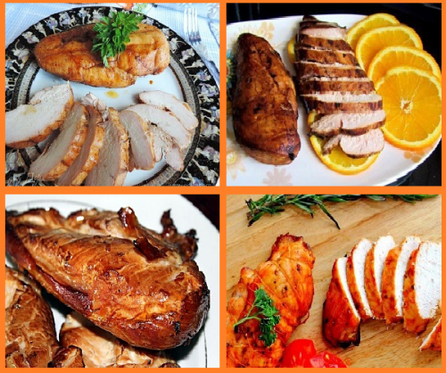 К закуске сотворённая курочка копчёная