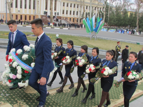 В Самарканде отметили День защитников Родины 