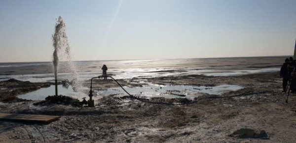 В юго-западной части Арала на острове Возрождения найдена пресная вода