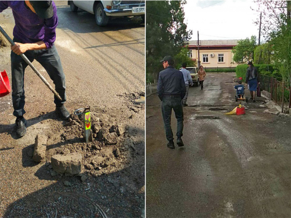 Водители добились демонтажа шлагбаума, самовольно установленного в махалле