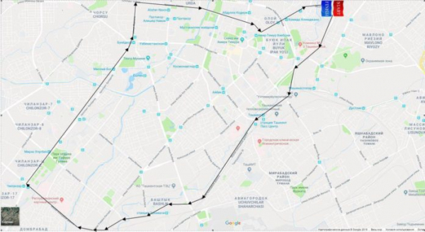 5 мая по Ташкенту проедут ретро-автомобили: карта перекрываемых улиц