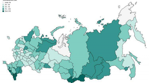В какую часть России надо ехать мигрантам. Безработица в регионах РФ