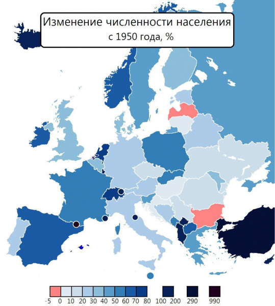 Послевоенная демография Европы