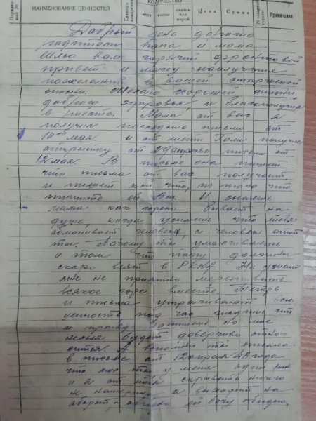 В Хабаровске найдены фронтовые письма участника обороны Ленинграда Игоря Асташина из Наманганской области (фото)