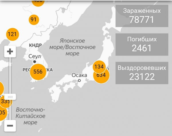 Сводка с фронтов борьбы с коронавирусом на утро 23 февраля