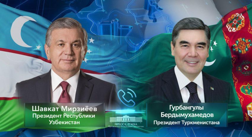 Шавкат Мирзиёев и Гурбангулы Бердымухамедов обсудили меры по недопущению распространения коронавируса Шавкат Мирзиёев и Гурбангулы Бердымухамедов обсудили меры по недопущению распространения коронавируса
