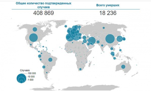 Пандемия: статистика по Covid-19 на утро 25 марта