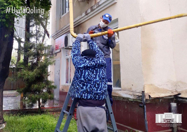В Ташкенте восстановлены газоснабжение и подача питьевой воды, ремонт оборванных электросетей подходит к концу (фото)