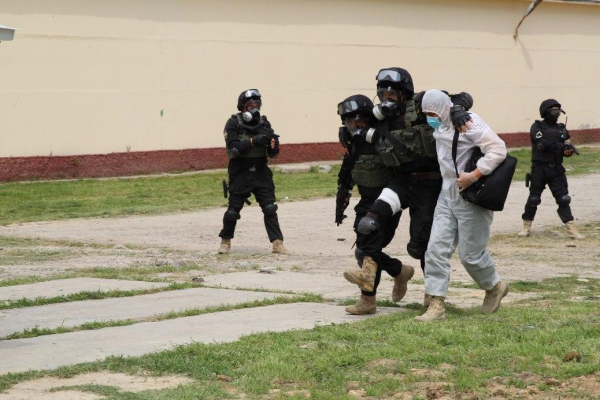 Штурм автобуса и бой в городе: Национальная гвардия и МВД провели первые совместные учения (фото)