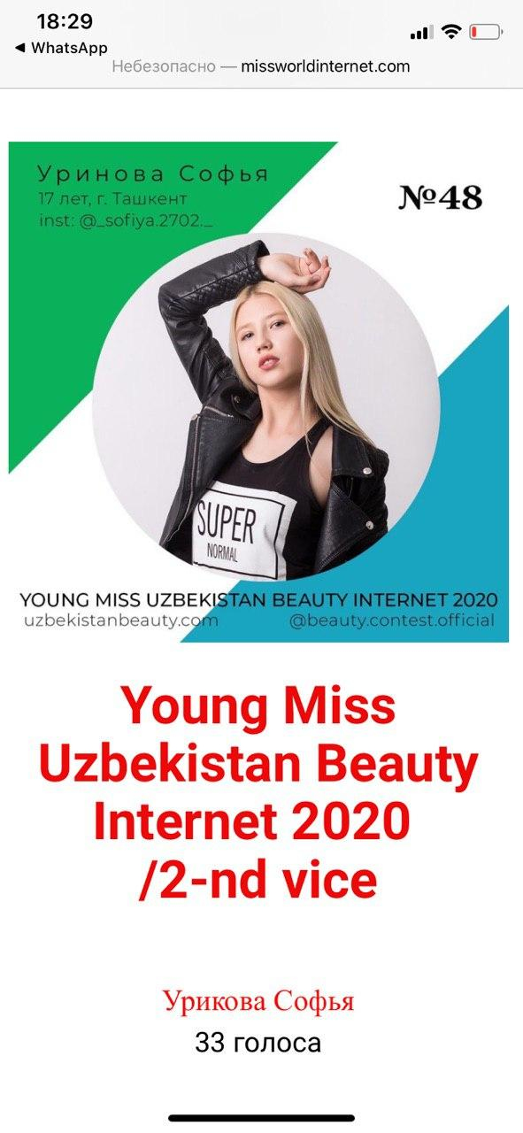 В Узбекистане прошёл конкурс Miss Uzbekistan Beauty Internet 2020