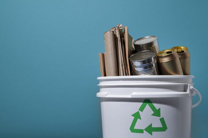 recycling-with-plastic-bottles-cans-container