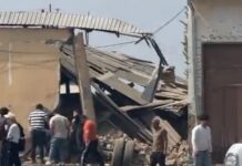 Андижонда “Зил» уйни бузиб кириб кетди