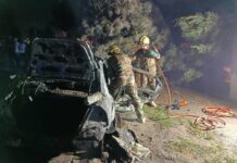 Наманганда “Nexia-3” ёниб кетди