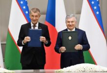 Ўзбекистон ва Чехия икки томонлама келишувлар пакетини имзолади