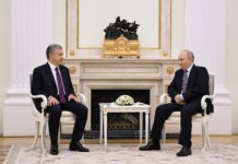 Ўзбекистон ва Россия етакчилари Москвада учрашув ўтказди