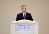 Президент Шавкат Мирзиёев бешинчи Тошкент халқаро инвестиция форумининг ялпи мажлисида нутқ сўзлади