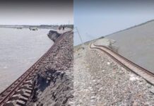 Зарафшон дарёсида сув кўпайиши Самарқанд-Ургут темир йўл участкасининг бир қисмига зарар етказди