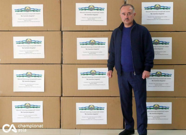 Самвел Бабаян отправил из Китая гуманитарный груз для узбекистанских врачей Самвел Бабаян отправил из Китая гуманитарный груз для узбекистанских врачей
