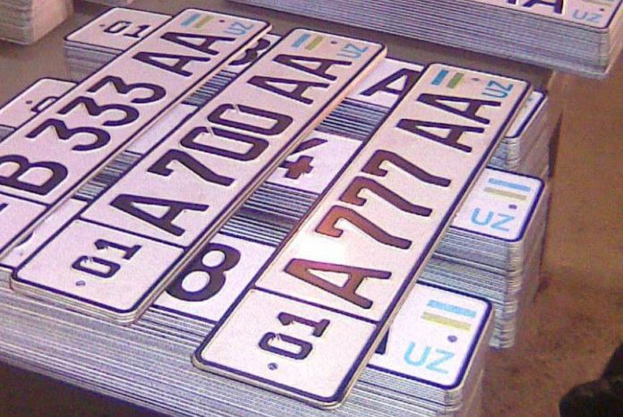 В Узбекистане изменены цены и категории «красивых» автономеров